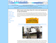 Tablet Screenshot of onlocation-nc.com
